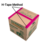 Taping packing boxes